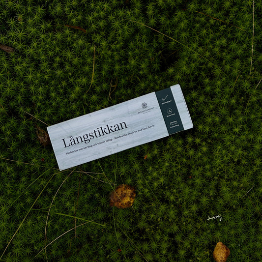 Långstikkan – Streichhölzer, die weit reichen und kräftig brennen