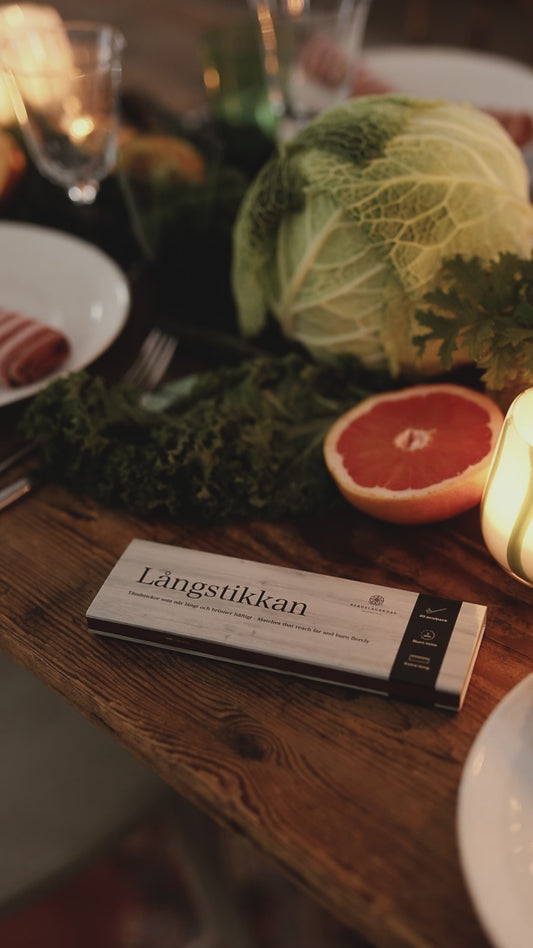 Långstikkan – tändstickor som når långt och brinner häftigt